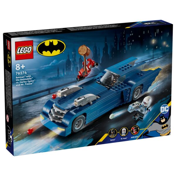 LEGOÂ® Marvel Batmanâ¢ og Batmobileâ¢ mod Harley Quinnâ¢ og Mr. Freezeâ¢